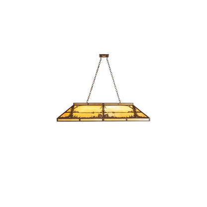 Quiet Pond 9 Light 18" Wide Linear Pendant
