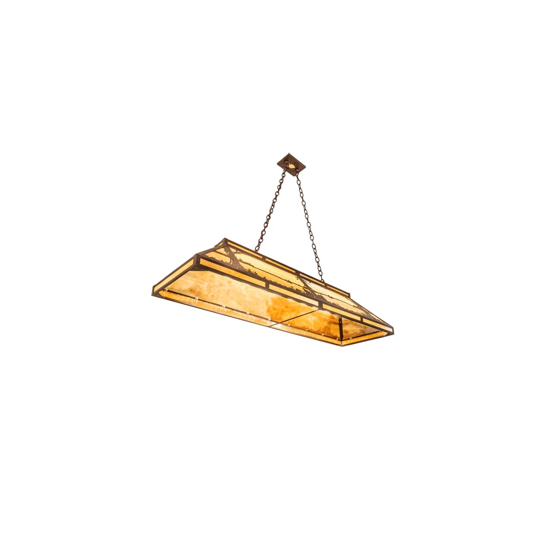 Quiet Pond 9 Light 18" Wide Linear Pendant