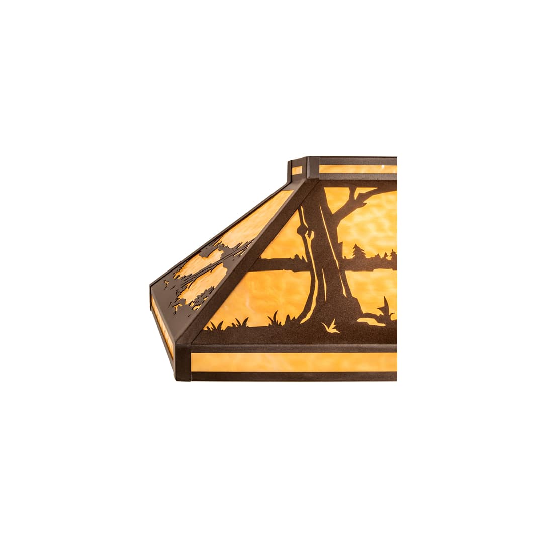 Quiet Pond 9 Light 18" Wide Linear Pendant