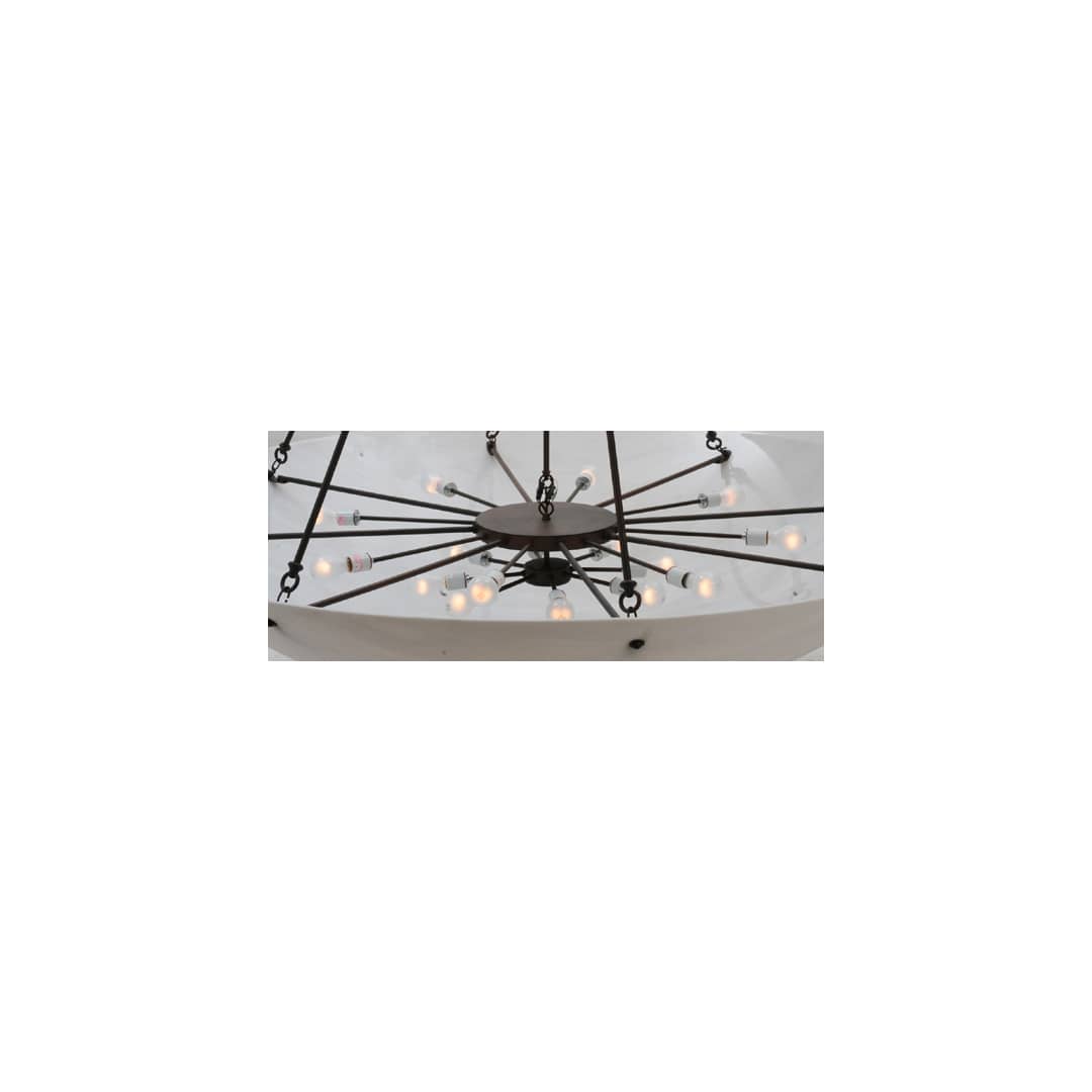 Madison 16 Light 69" Wide Semi-Flush Bowl Ceiling Fixture