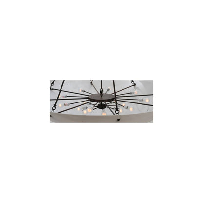 Madison 16 Light 69" Wide Semi-Flush Bowl Ceiling Fixture