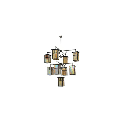 Hyde Park T Mission 9 Light 64" Wide Chandelier