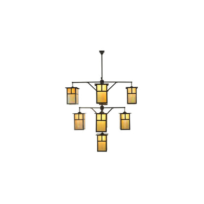 Hyde Park T Mission 9 Light 64" Wide Chandelier