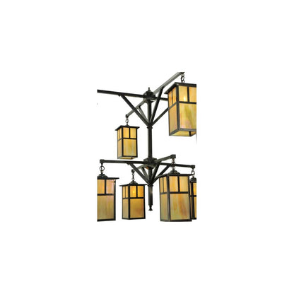 Hyde Park T Mission 8 Light 52" Wide Chandelier