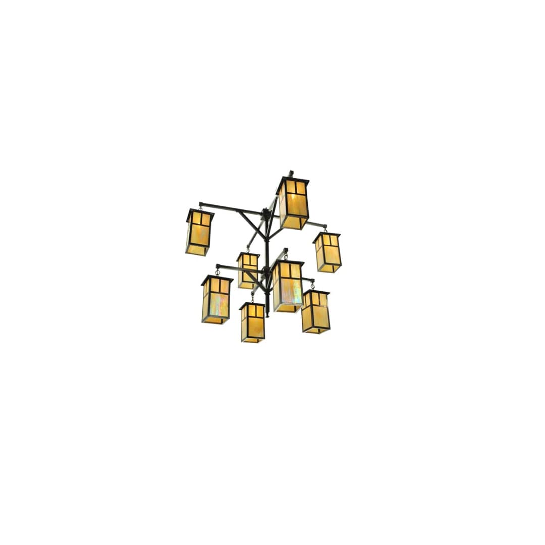 Hyde Park T Mission 8 Light 52" Wide Chandelier
