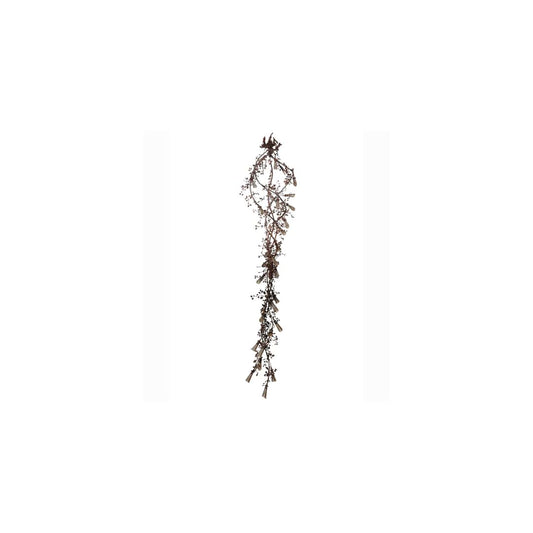 Vinca Vine 30 Light 54" Wide Wrought Iron Waterfall Chandelier