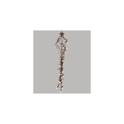 Vinca Vine 30 Light 54" Wide Wrought Iron Waterfall Chandelier