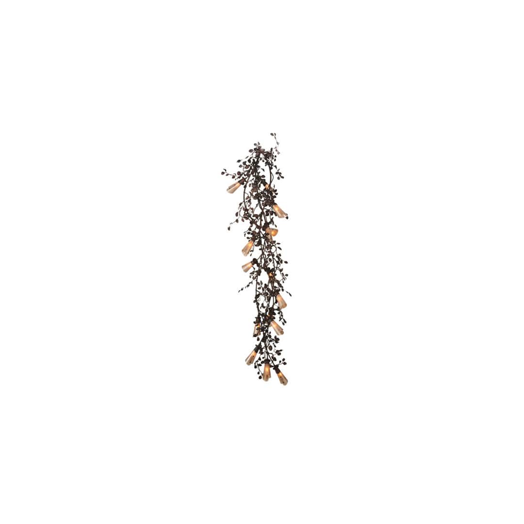 Vinca Vine 30 Light 54" Wide Wrought Iron Waterfall Chandelier