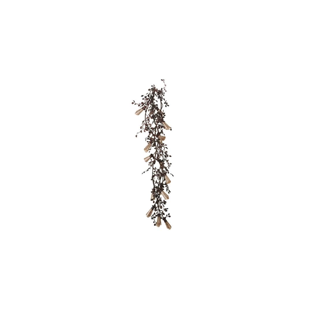 Vinca Vine 30 Light 54" Wide Wrought Iron Waterfall Chandelier