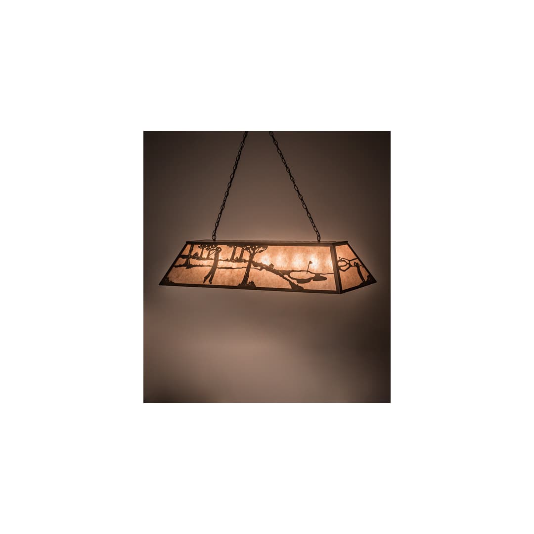 Golf 9 Light 17" Wide Linear Pendant