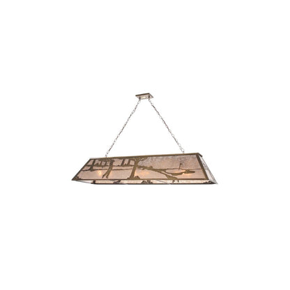 Golf 9 Light 17" Wide Linear Pendant
