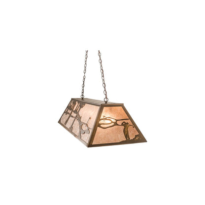 Golf 9 Light 17" Wide Linear Pendant