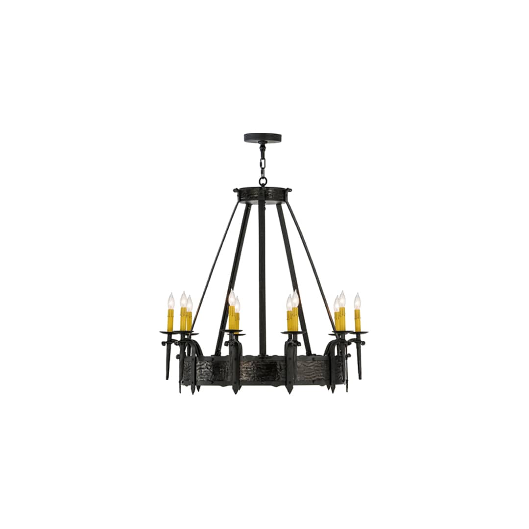 Costello 10 Light 35" Wide Taper Candle Style Chandelier