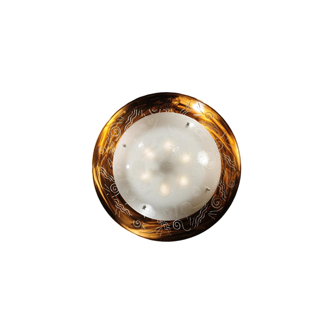 Metro Fusion 6 Light 42" Wide Semi-Flush Bowl Ceiling Fixture