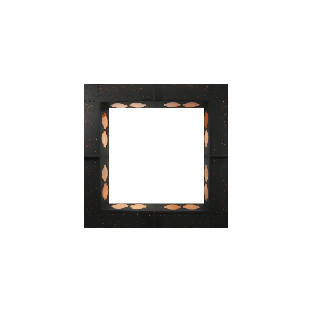 Diablos 24 Light 85" Wide Semi-Flush Square Ceiling Fixture