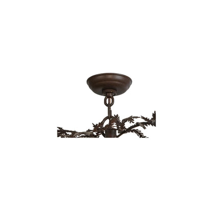 Pine Branch Valley View 12 Light 48" Wide Chandelier - Cafe-Noir Finish