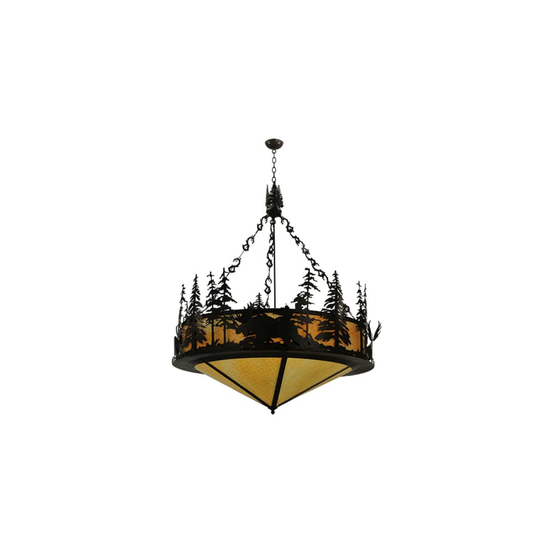Moose at Dusk 6 Light 56" Wide Pendant