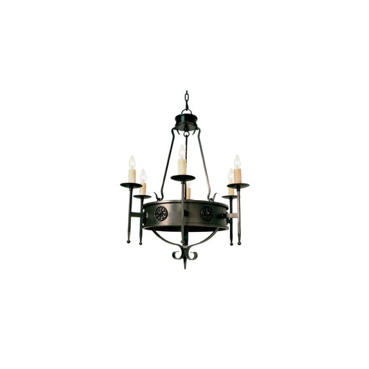 Lorenzo 6 Light 30" Wide Taper Candle Style Chandelier