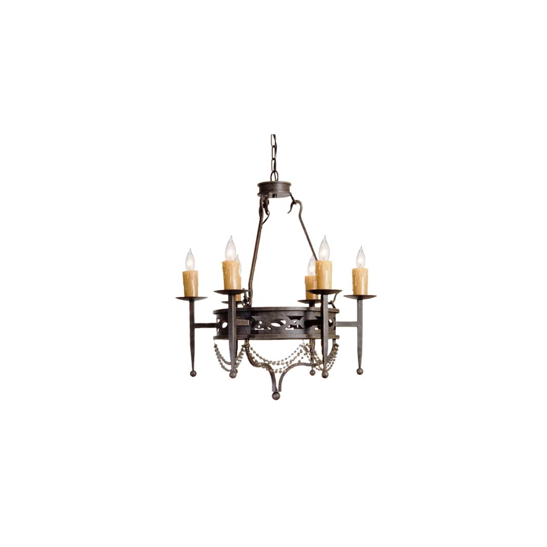Jasmine 6 Light 28" Wide Taper Candle Style Chandelier