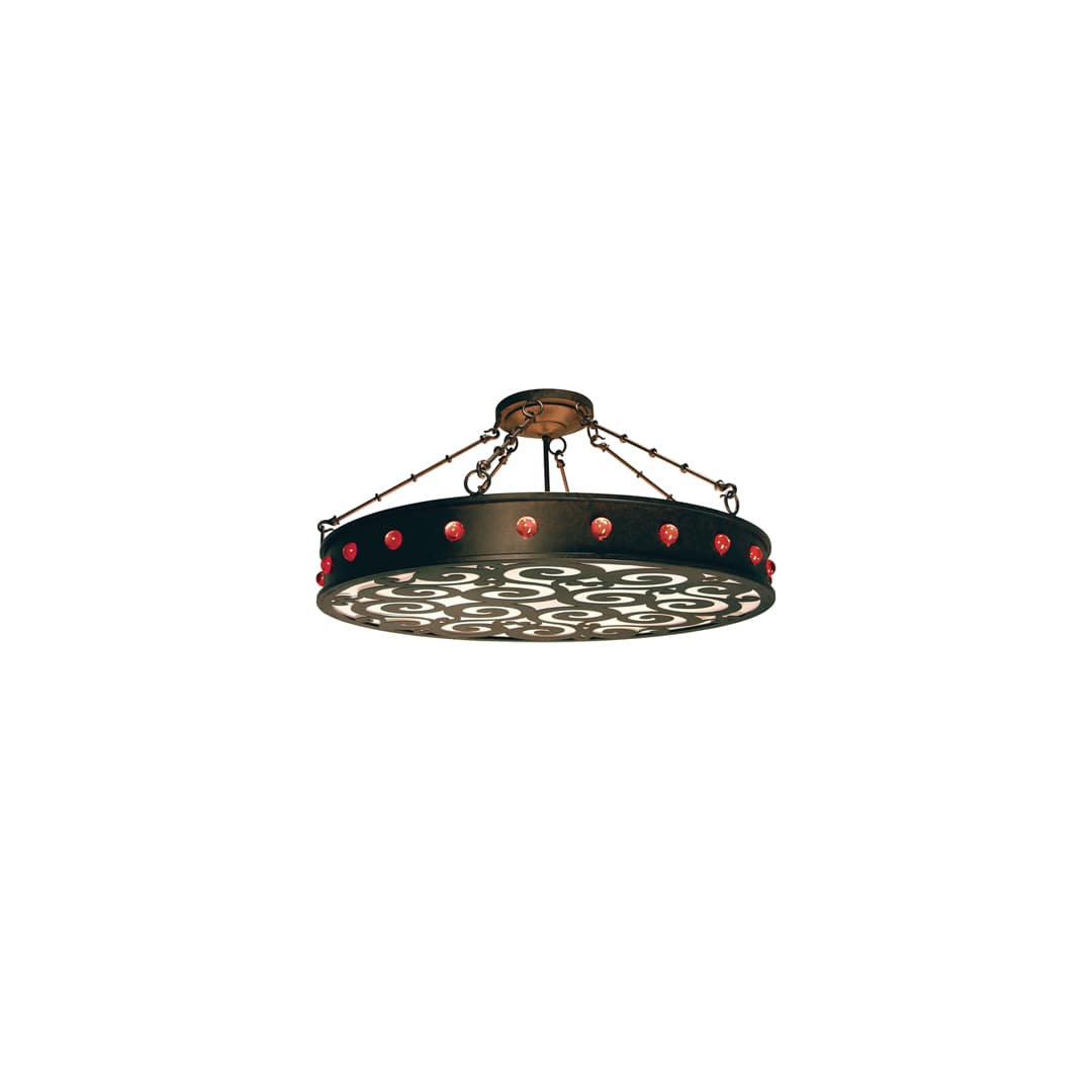 Jules 16 Light 42" Wide Semi-Flush Drum Ceiling Fixture