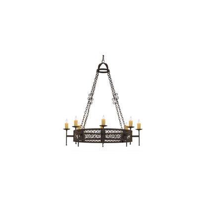 Toscano 8 Light 48" Wide Taper Candle Style Chandelier