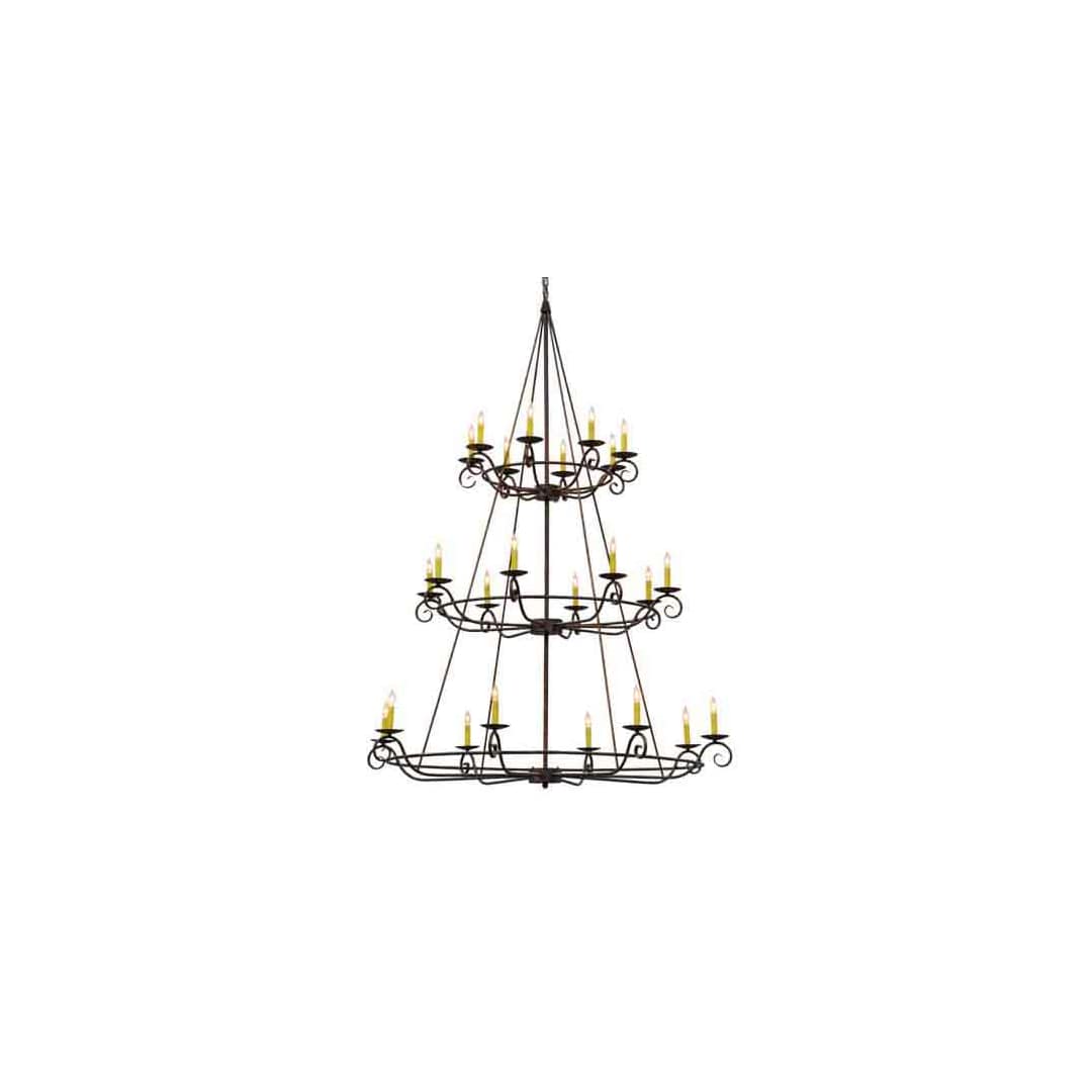 Estrella 24 Light 60" Wide Taper Candle Style Chandelier
