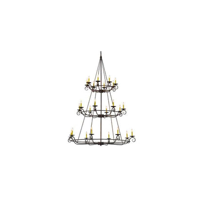 Estrella 24 Light 60" Wide Taper Candle Style Chandelier