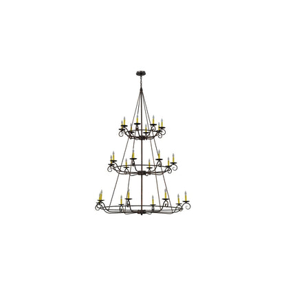 Estrella 24 Light 60" Wide Taper Candle Style Chandelier