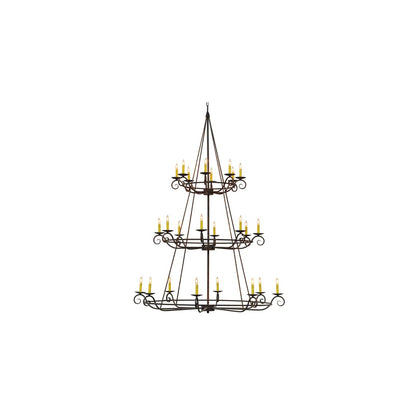 Estrella 24 Light 60" Wide Taper Candle Style Chandelier