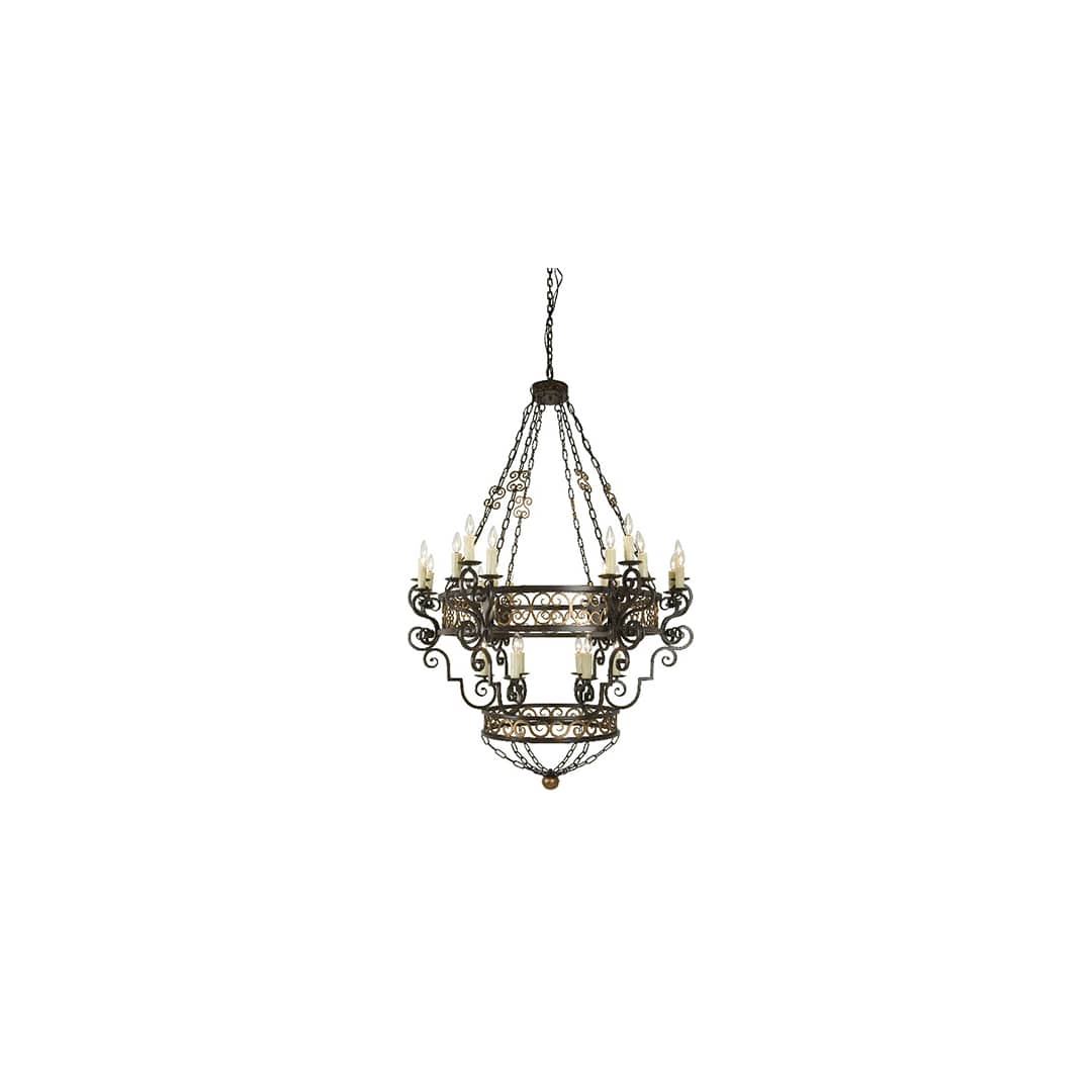 Isabo 24 Light 48" Wide Taper Candle Style Chandelier