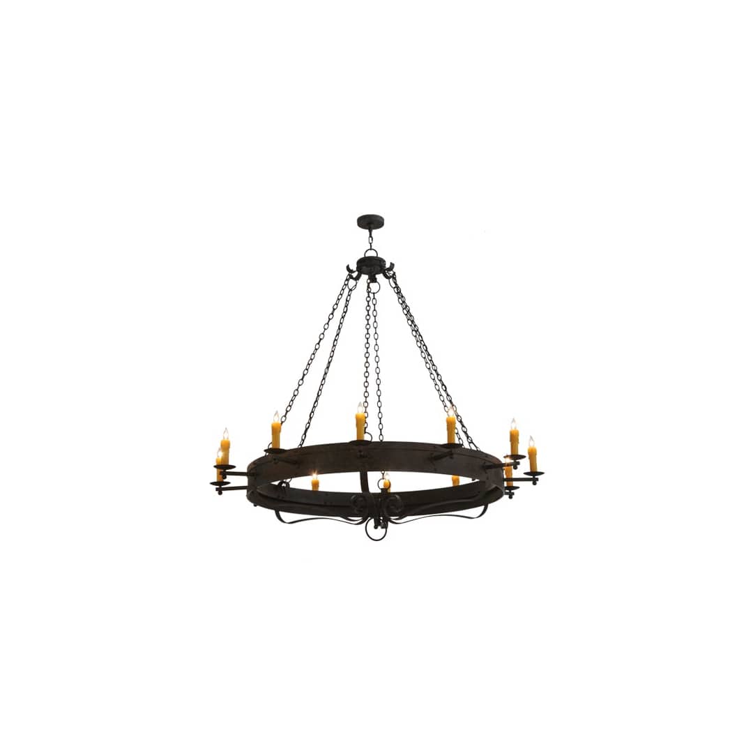 Parnella 12 Light 72" Wide Taper Candle Style Chandelier