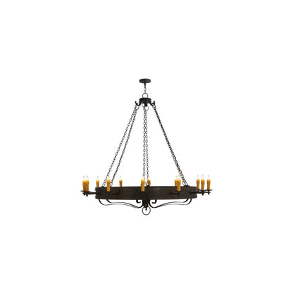 Parnella 12 Light 72" Wide Taper Candle Style Chandelier