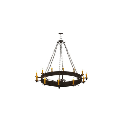Parnella 12 Light 72" Wide Taper Candle Style Chandelier