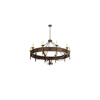 Calandra 10 Light 66" Wide Taper Candle Style Chandelier