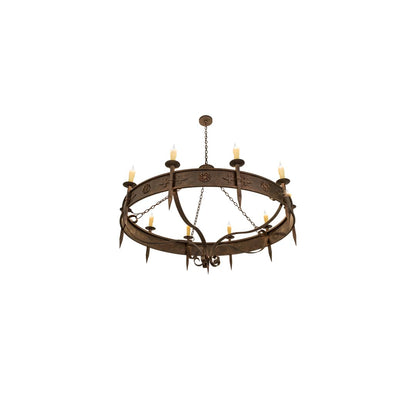 Calandra 10 Light 66" Wide Taper Candle Style Chandelier