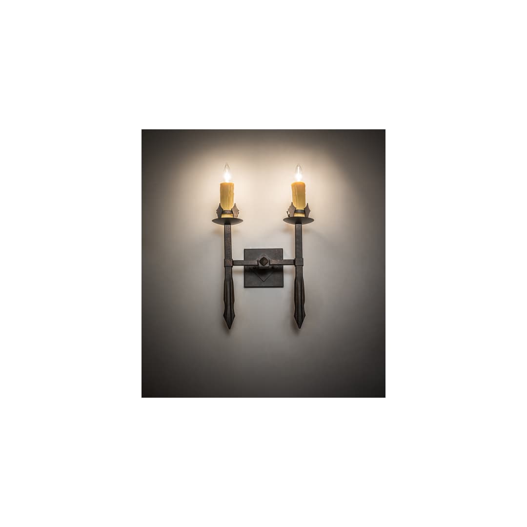 Castilla 2 Light 21" Tall Wall Sconce