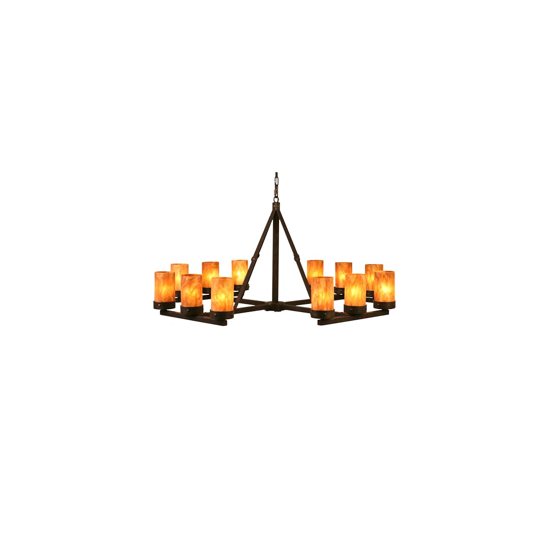 Parker 12 Light 48" Wide Pillar Candle Style Chandelier