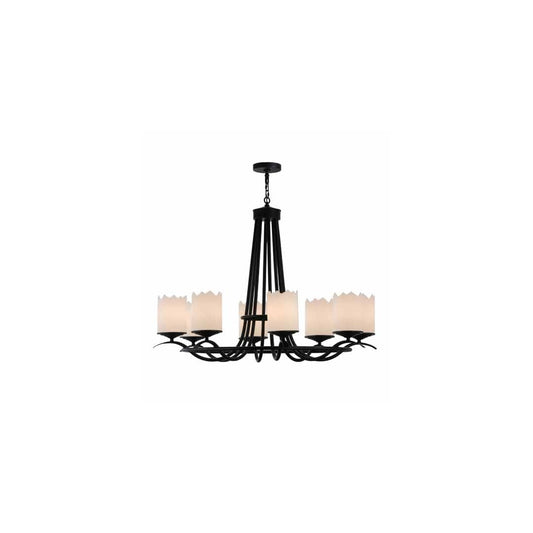 Octavia 8 Light 48" Wide Pillar Candle Style Chandelier