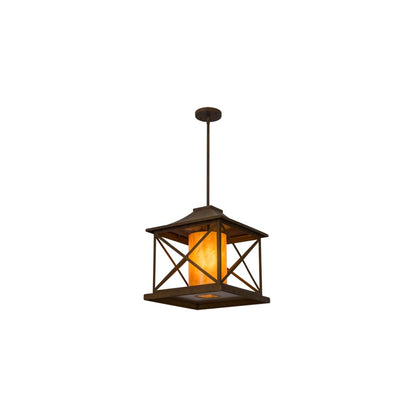 Contemplation 23" Wide Pillar Candle Pendant