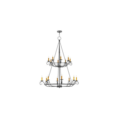 Estrella 16 Light 45" Wide Taper Candle Style Chandelier