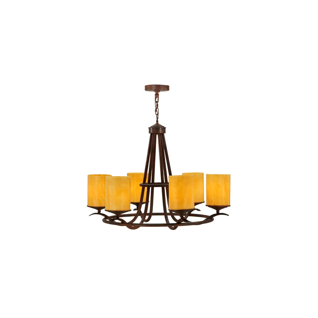 Octavia 6 Light 36" Wide Pillar Candle Style Chandelier