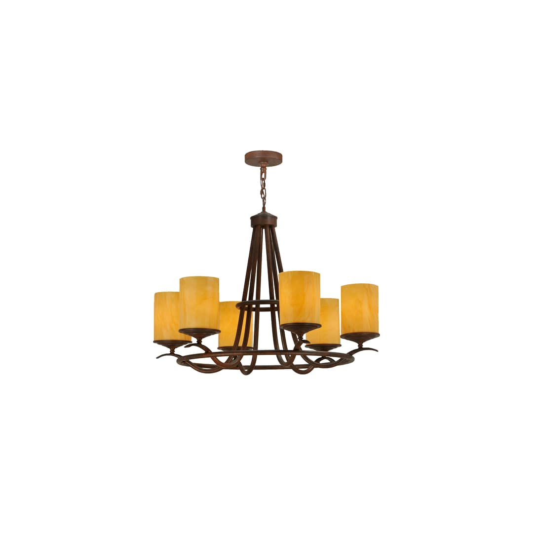 Octavia 6 Light 36" Wide Pillar Candle Style Chandelier
