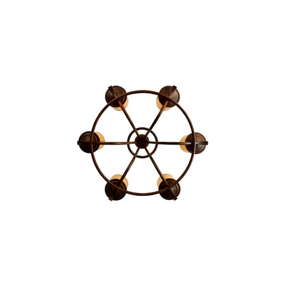 Octavia 6 Light 36" Wide Pillar Candle Style Chandelier