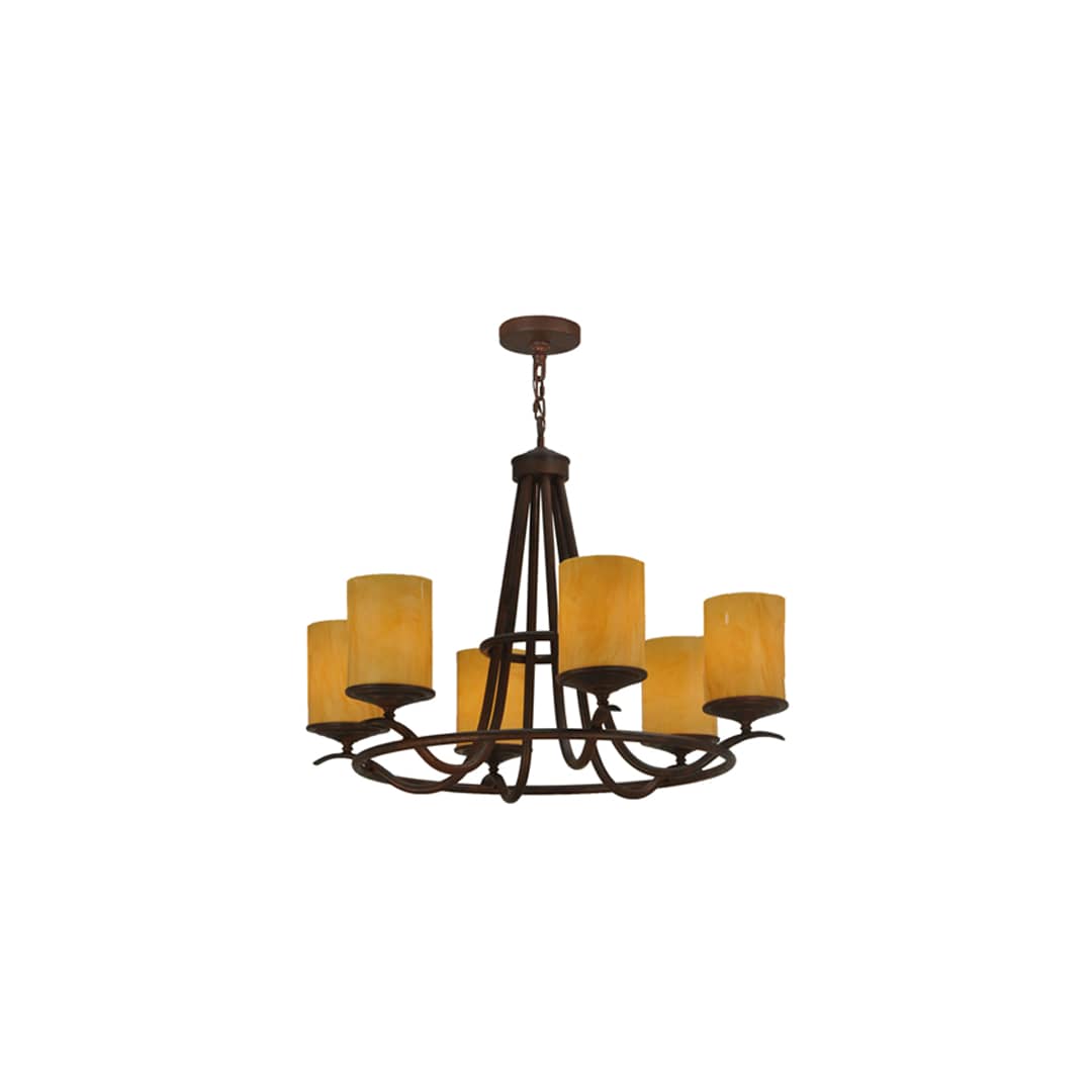 Octavia 6 Light 36" Wide Pillar Candle Style Chandelier