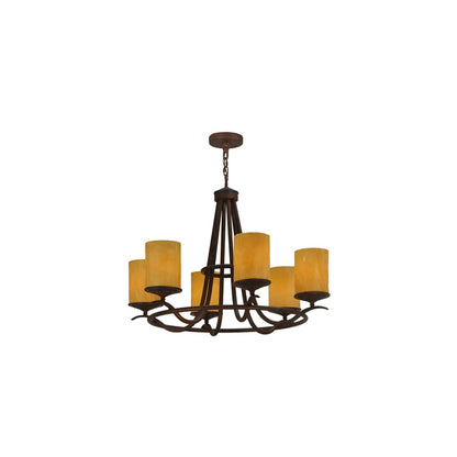 Octavia 6 Light 36" Wide Pillar Candle Style Chandelier