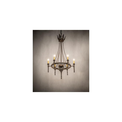 Amaury 6 Light 24" Wide Taper Candle Style Chandelier