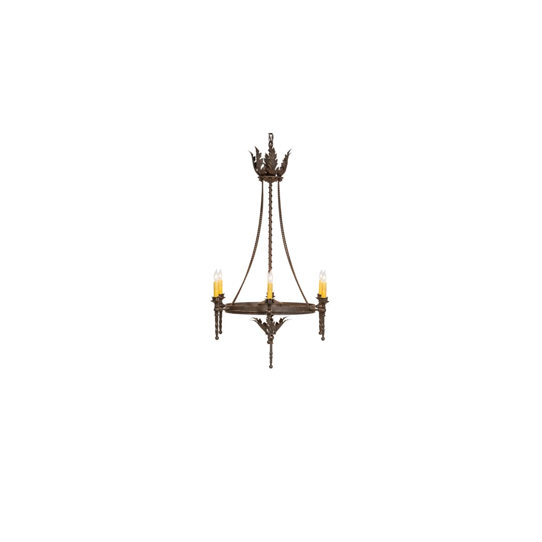 Amaury 6 Light 24" Wide Taper Candle Style Chandelier