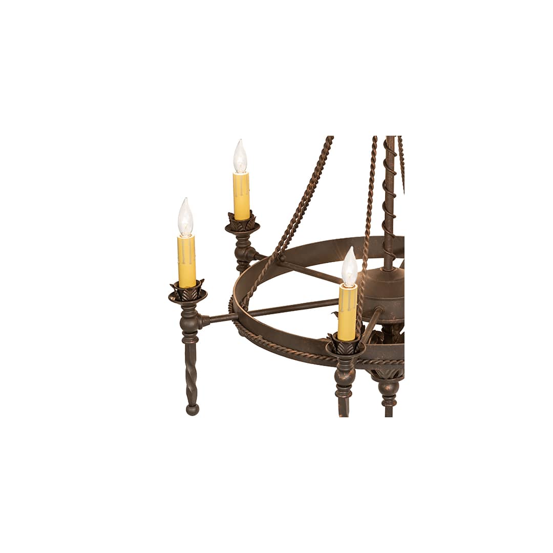 Amaury 6 Light 24" Wide Taper Candle Style Chandelier
