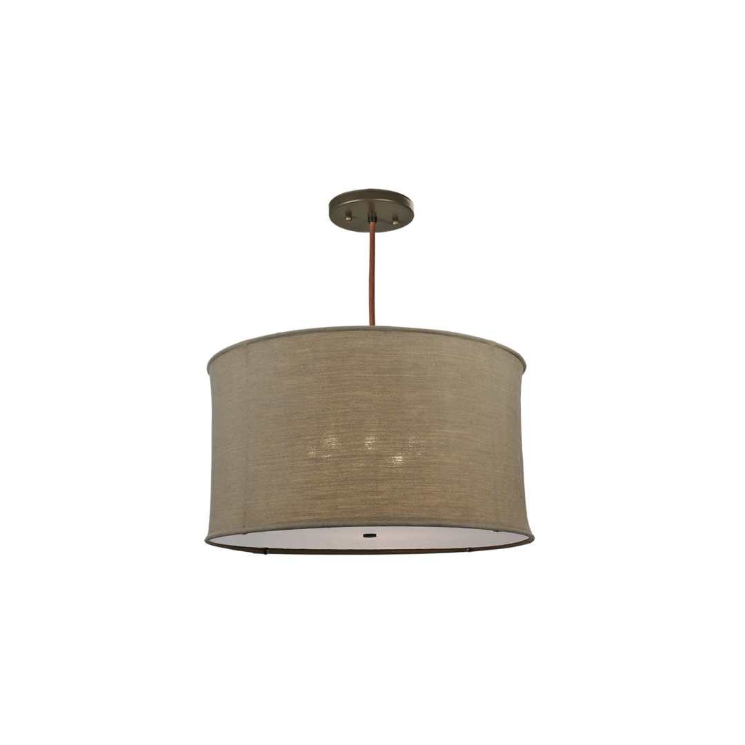 Cilindro Textrene 8 Light 37" Wide Pendant