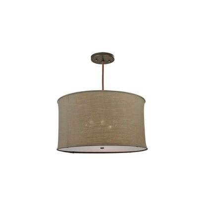 Cilindro Textrene 8 Light 37" Wide Pendant